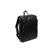 Jasper Full-Grain Leather Laptop Backpack in Classic 100% Full-Grain Leather - Full Exterior Front Profile View | Buy Online
