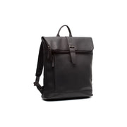 Larsson Full-Grain Leather Laptop Backpack in Classic 100% Full-Grain Leather - Full Exterior Front Profile View | Buy Online