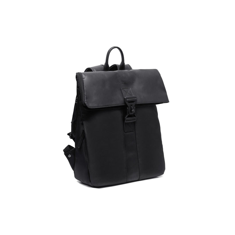 Trondheim Full-Grain Leather Laptop Backpack in Classic 100% Full-Grain Leather - Full Exterior Front Profile View | Buy Online