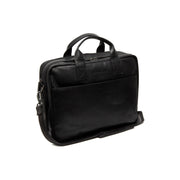 Frazer Full-Grain Leather Laptop Bag in Classic 100% Full-Grain Leather - Full Exterior Front Profile View | Buy Online