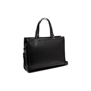 Manly Full-Grain Leather Laptop Bag in Classic 100% Full-Grain Leather - Full Exterior Front Profile View | Buy Online