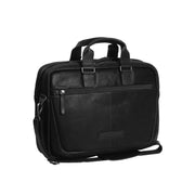 Seth Full-Grain Leather Laptop Bag in Classic 100% Full-Grain Leather - Full Exterior Front Profile View | Buy Online