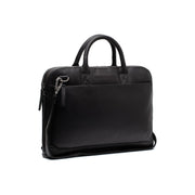 Tilbury Full-Grain Leather Laptop Bag in Classic 100% Full-Grain Leather - Full Exterior Front Profile View | Buy Online