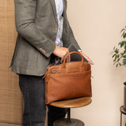 Tilbury Full-Grain Leather Laptop Bag – alternate product view 3