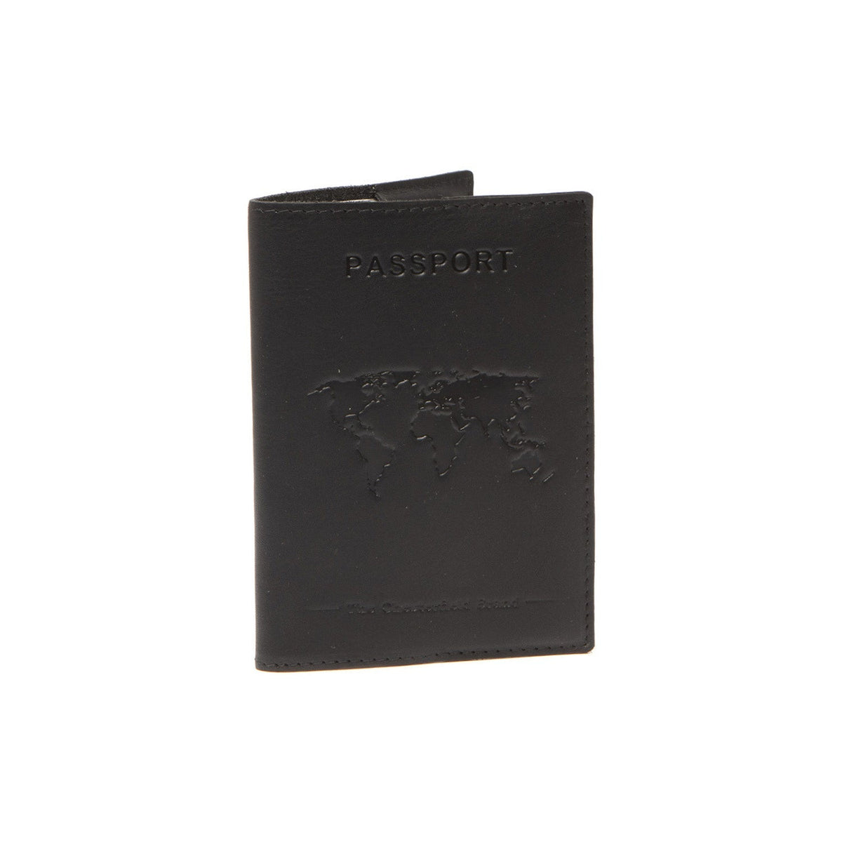 Leather Passport Case in Classic 100% Full-Grain Leather - Front Profile View &amp; Tailored Silhouette | Buy Online