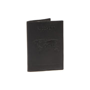 Leather Passport Case in Classic 100% Full-Grain Leather - Front Profile View &amp; Tailored Silhouette | Buy Online