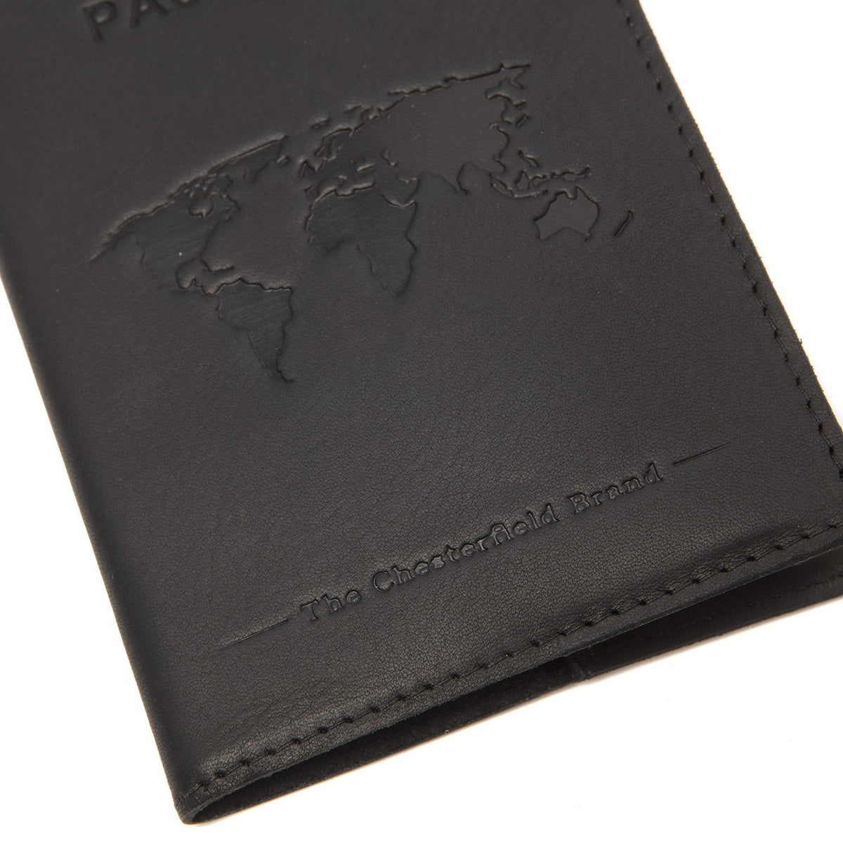 Leather Passport Case - Lateral Side Profile View Showing Sleeve Cut &amp; Athletic Taper Fit