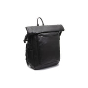 Remo Full-Grain Leather Roll-top Backpack in Classic 100% Full-Grain Leather - Full Exterior Front Profile View | Buy Online