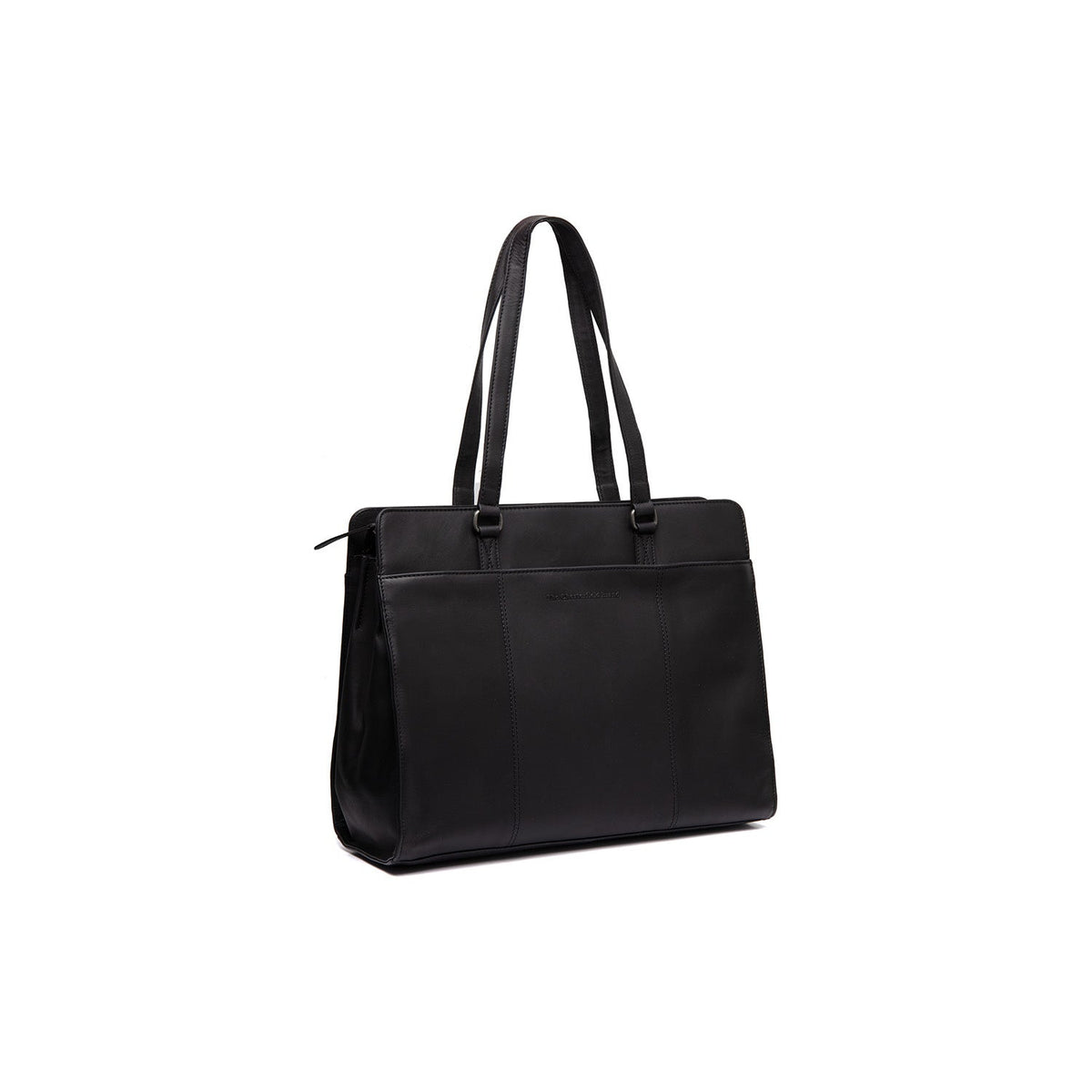 Fidenza Full-Grain Leather Shoulder Bag in Classic 100% Full-Grain Leather - Full Exterior Front Profile View | Buy Online