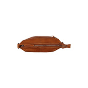 Cognac Leather Shoulder Bag Jen, detail view 5