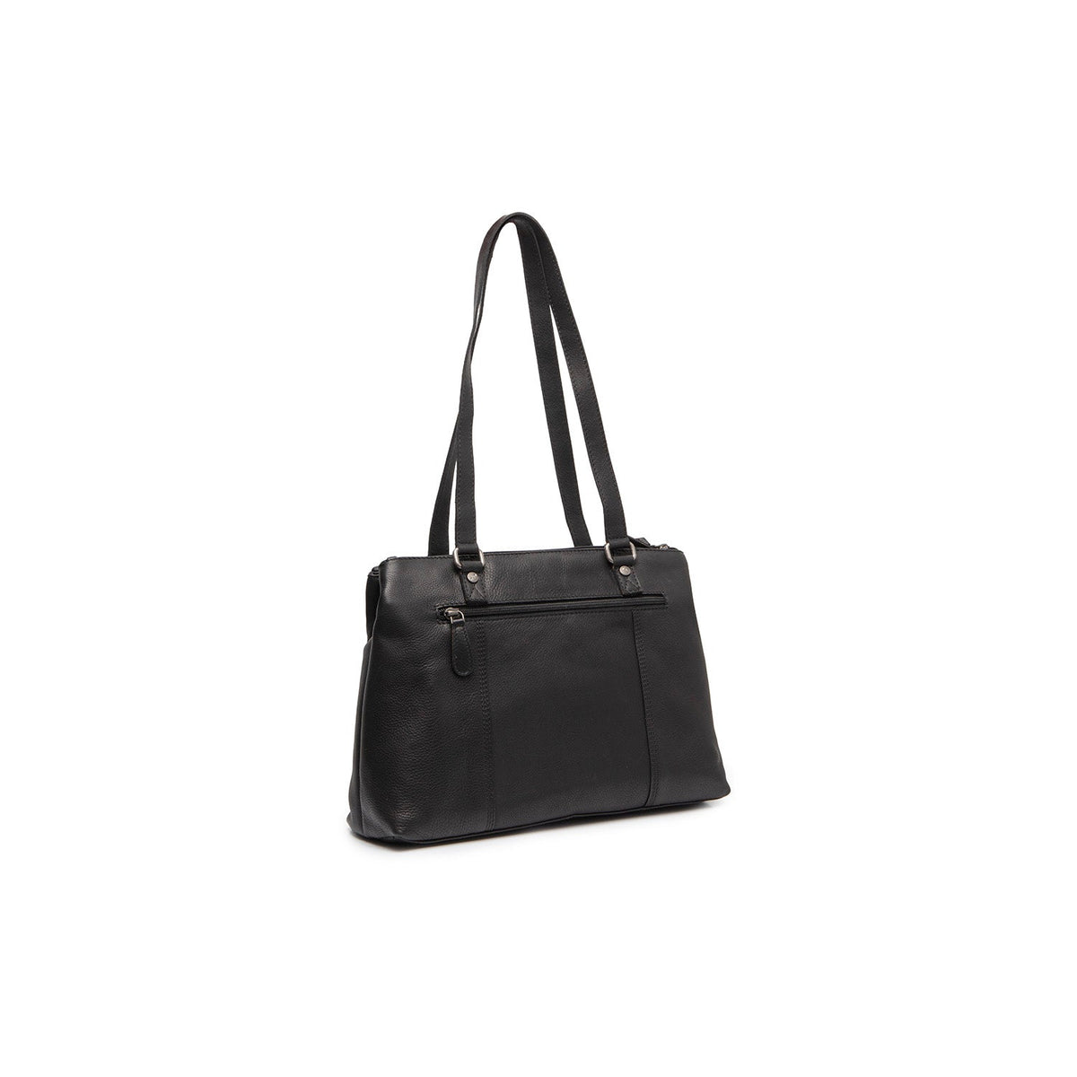 Black Leather Shoulder Bag Marvos, detail view 5