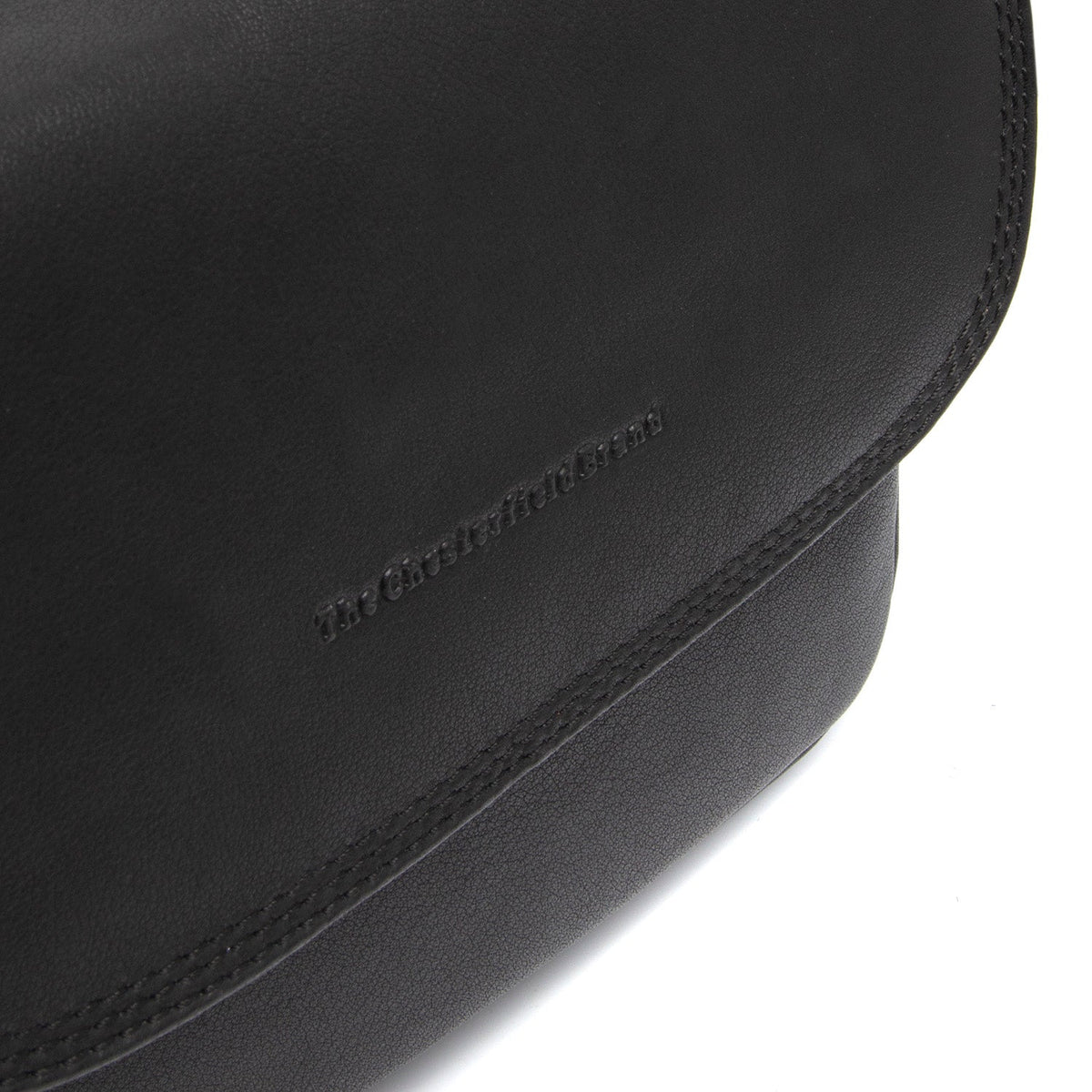 Black Leather Shoulder Bag Miloa, detail view 1