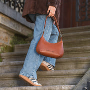 Nancy Full-Grain Leather Shoulder Bag – alternate product view 3