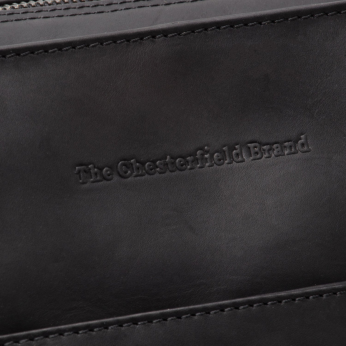 Classic 100% Full-Grain leather Bag - Rear Perspective Showing Reinforced Leather Straps &amp; Stitching