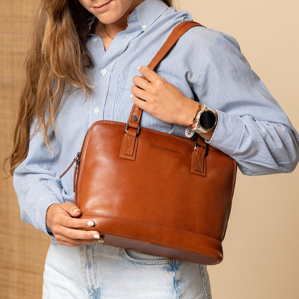 Everyday Carry Perspective Showing Ergonomic Grab Handle &amp; Strap Comfort
