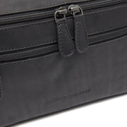 Authentic 100% Full-Grain Leather Grain Texture &amp; Heavy-Duty Seam Stitching Detail