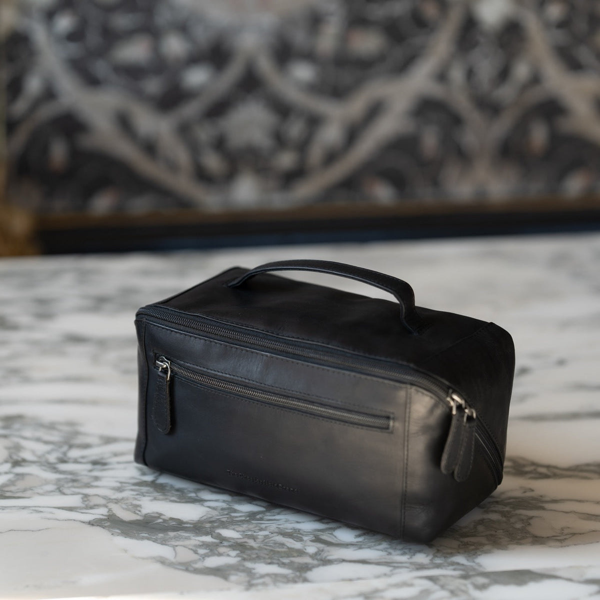 Classic 100% Full-Grain leather Goods - Back View Showing Tailored Shoulder Fit &amp; Clean Hemline
