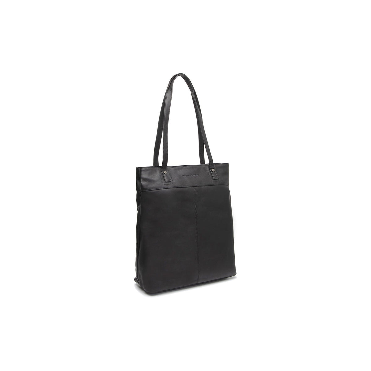 Solvia Full-Grain Leather Tote Bag in Classic 100% Full-Grain Leather - Full Exterior Front Profile View | Buy Online