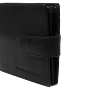 Curtis Full-Grain Leather Wallet - Structured Side Profile Showing Gusset Depth &amp; Expansion Capacity