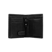 Ethel Full-Grain Leather Wallet - Structured Side Profile Showing Gusset Depth &amp; Expansion Capacity