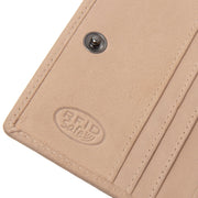Floren Full-Grain Leather Wallet - Structured Side Profile Showing Gusset Depth &amp; Expansion Capacity