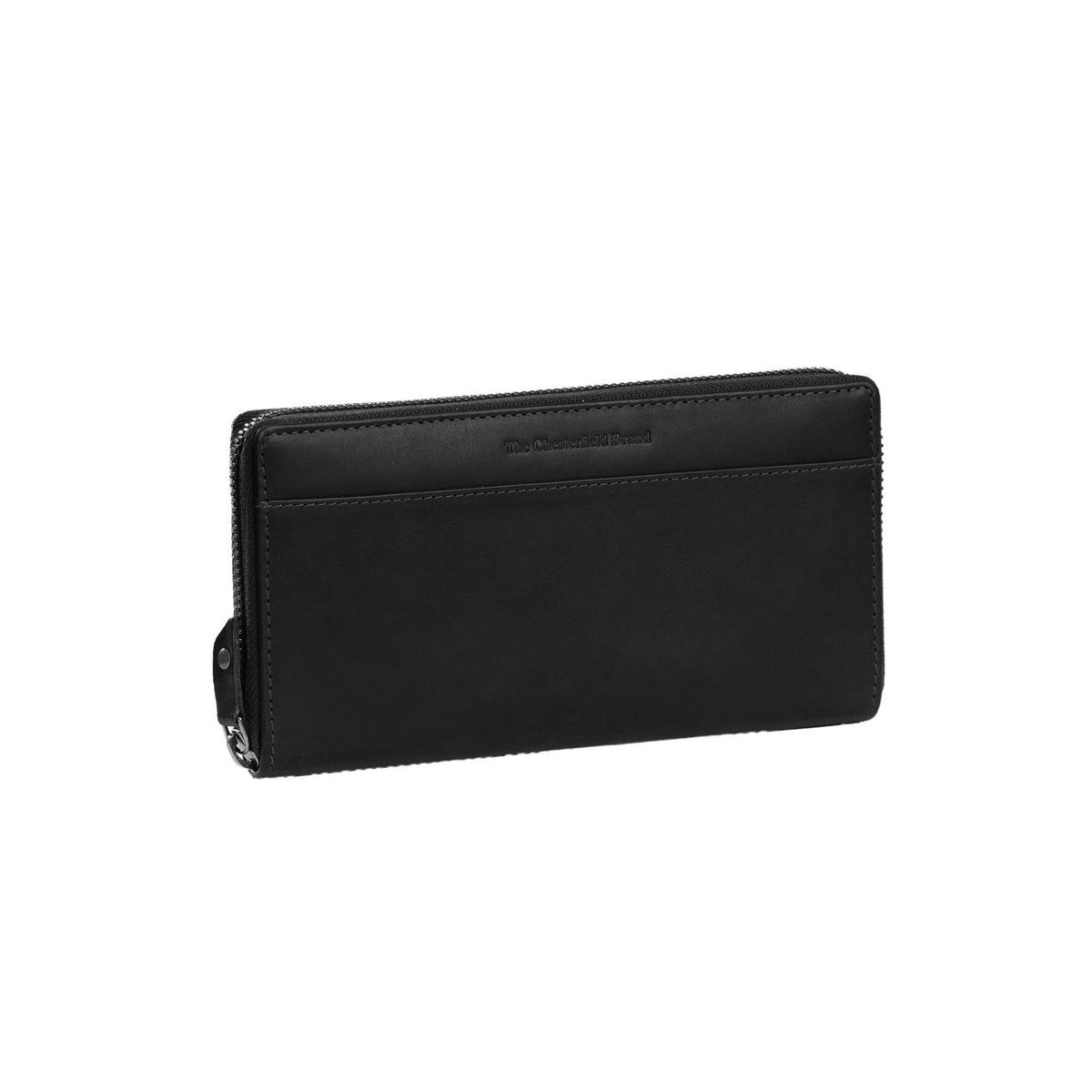 Halle Full-Grain Leather Wallet in Classic 100% Full-Grain Leather - Full Exterior Front Profile View | Buy Online
