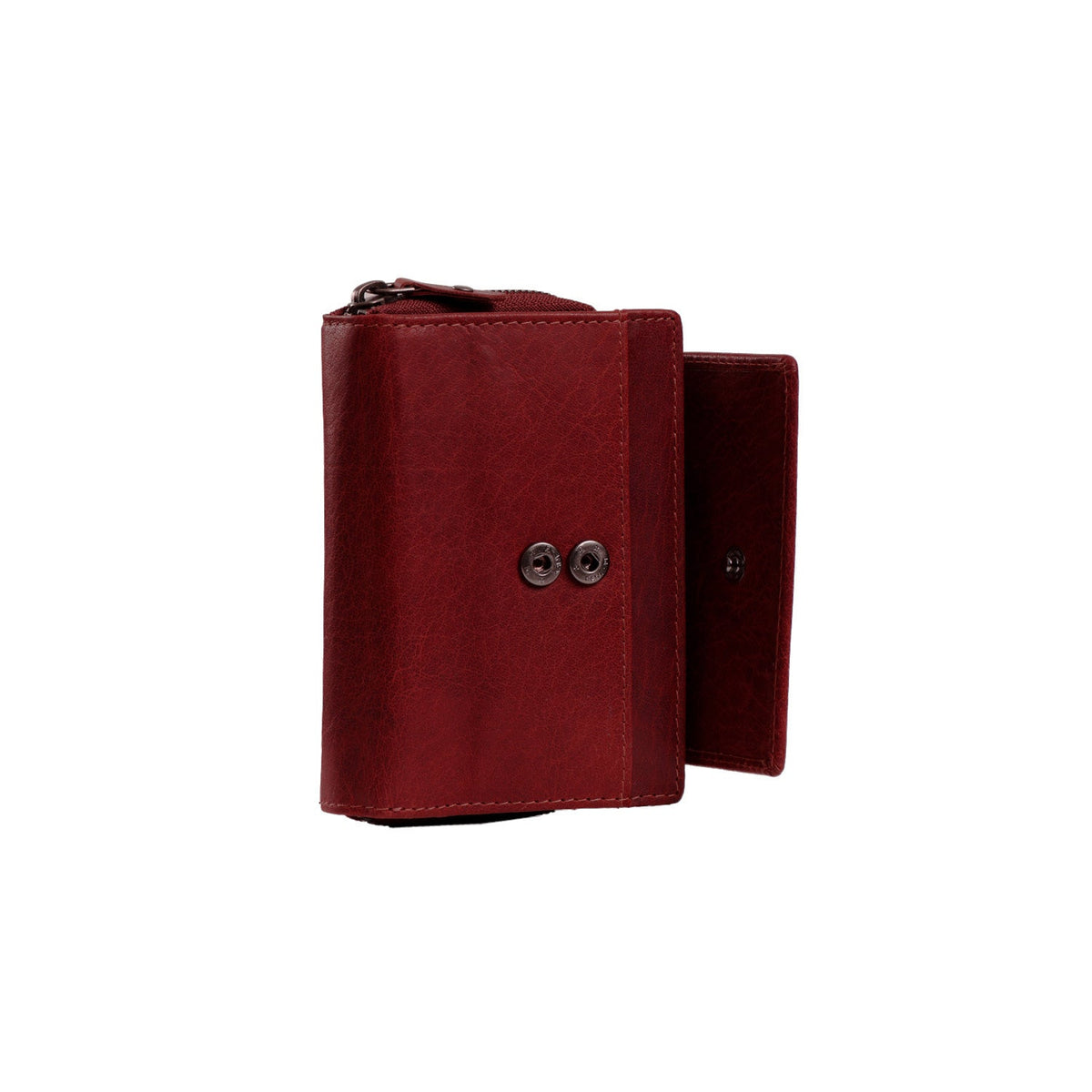 Red Leather Wallet Hanoi, detail view 1