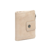 Mavona Full-Grain Leather Wallet in Classic 100% Full-Grain Leather - Full Exterior Front Profile View | Buy Online