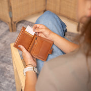 Ruby Full-Grain Leather Wallet – alternate product view 3
