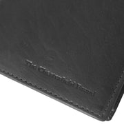 Solid Antique Brass Hardware &amp; Heavy-Duty Dual Zipper Detail on Siem Full-Grain Leather Wallet
