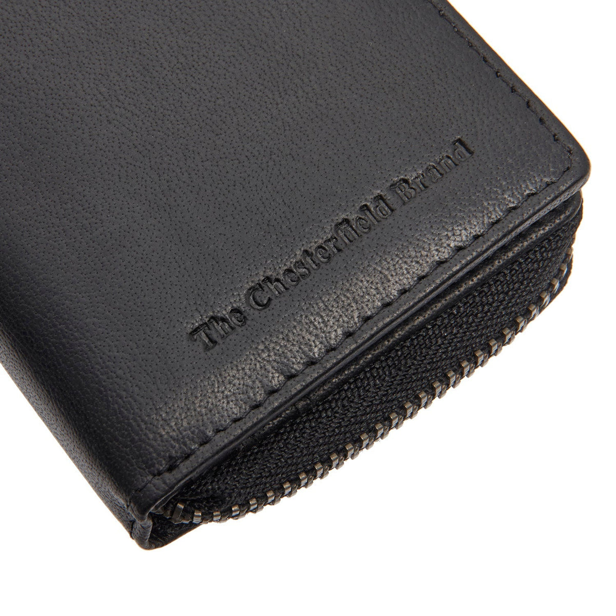Sionel Full-Grain Leather Wallet - Structured Side Profile Showing Gusset Depth &amp; Expansion Capacity