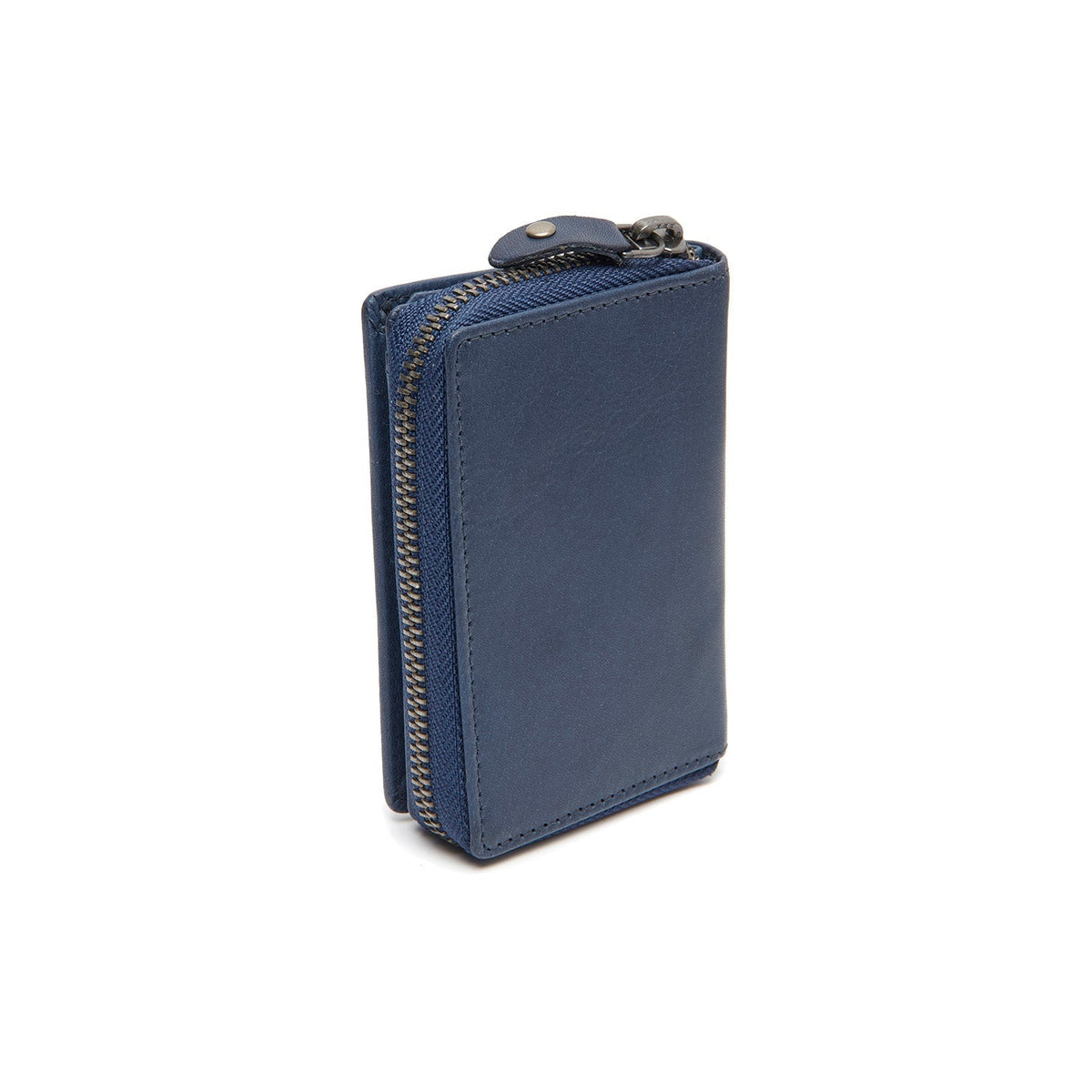 Navy Leather Wallet Sionel, detail view 4