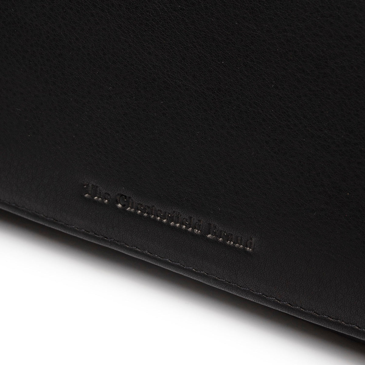 Black Leather Wallet Valetta, detail view 3