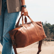 Conor Full-Grain Leather Weekender Bag – alternate product view 2
