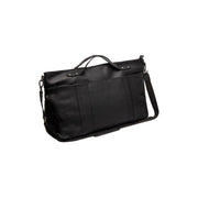 Mark Full-Grain Leather Weekender Bag in Classic 100% Full-Grain Leather - Full Exterior Front Profile View | Buy Online