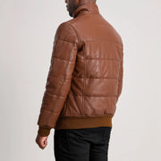 Lucas Leather Bomber Jacket – alternate product view 5