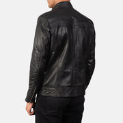 Authentic Goatskin Leather with Semi-aniline Finish Grain Texture &amp; Heavy-Duty Seam Stitching Detail