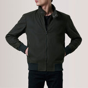 Authentic Waxed Cotton Canvas Grain Texture &amp; Heavy-Duty Seam Stitching Detail