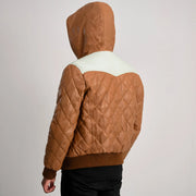 Norman Jacket Tan Puffer Jacket – alternate product view 5