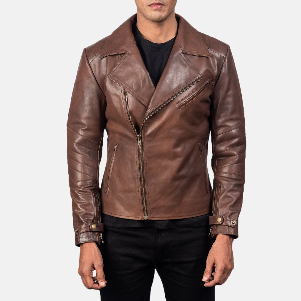 Raiden Leather Biker Jacket – alternate product view 3