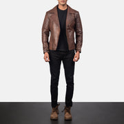 Raiden Leather Biker Jacket – alternate product view 4