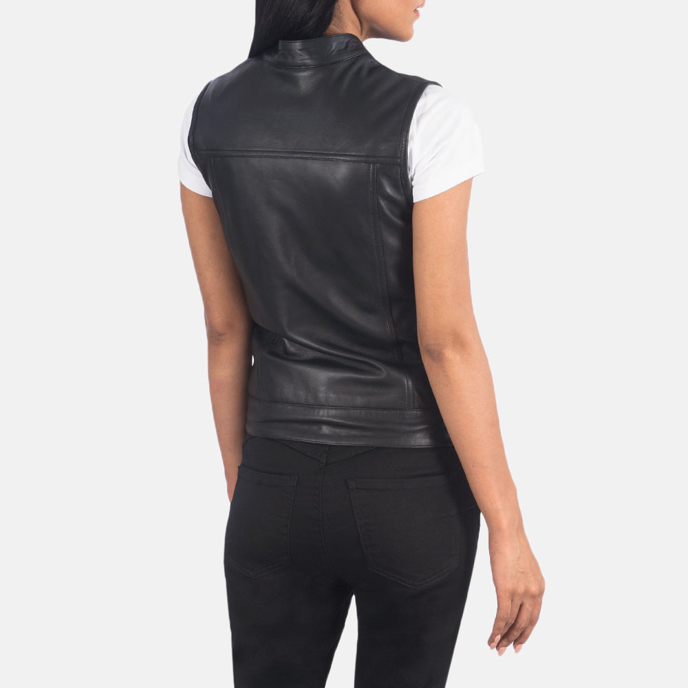Authentic Sheepskin Leather with Semi-aniline Finish Grain Texture &amp; Heavy-Duty Seam Stitching Detail