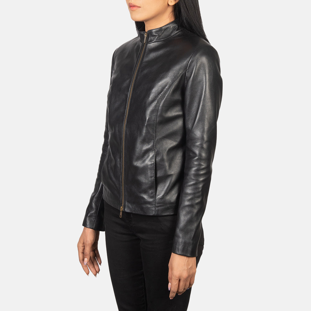 Rumella Leather Biker Jacket – alternate product view 2