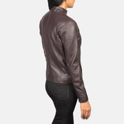 Authentic Sheepskin Leather with Semi-aniline Finish Grain Texture &amp; Heavy-Duty Seam Stitching Detail