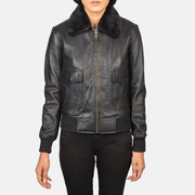 
Stella G-1 Leather Bomber Jacket – alternate product view 4