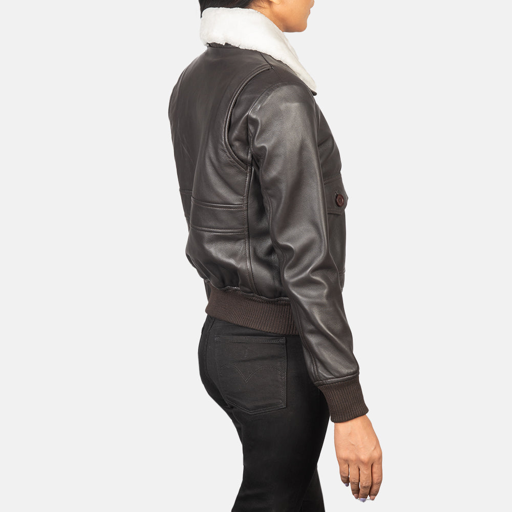 
Stella G-1 Leather Bomber Jacket – alternate product view 5