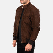 Sven Leather Bomber Jacket – alternate product view 2