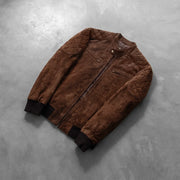 Sven Leather Bomber Jacket – alternate product view 7