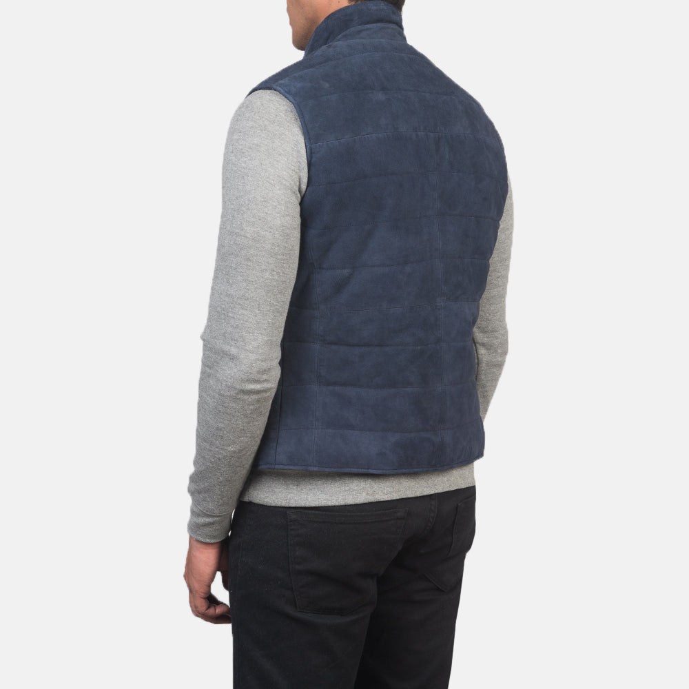 Authentic Goatskin Suede with Suede Finish Grain Texture &amp; Heavy-Duty Seam Stitching Detail
