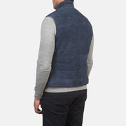 Authentic Goatskin Suede with Suede Finish Grain Texture &amp; Heavy-Duty Seam Stitching Detail